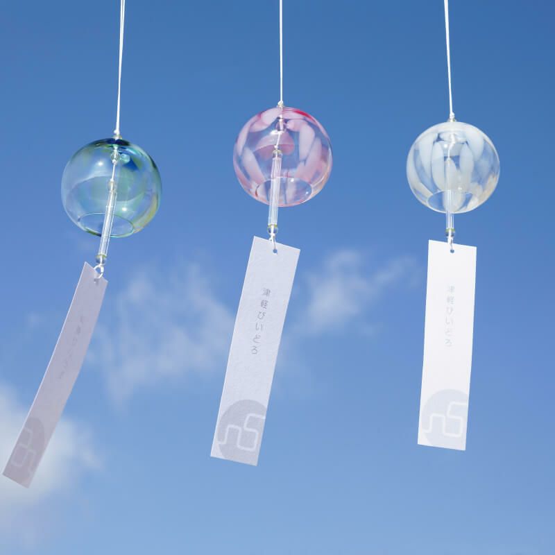 津軽びいどろ 風鈴(彩) | KURAWANKA