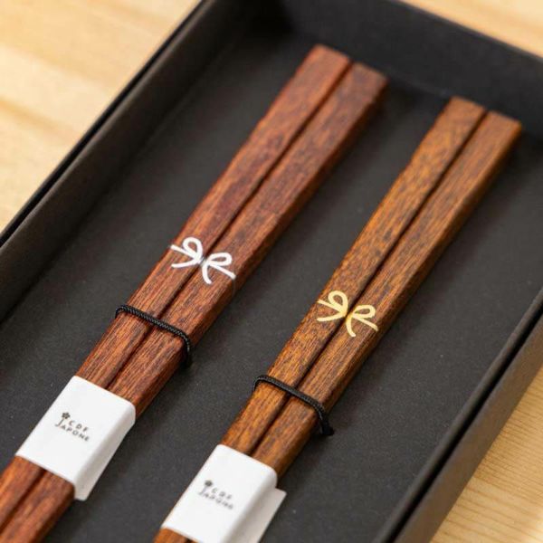＼半額SALE／ 夫婦箸BOXセット 初膳 リボン KURAWANKA | カトラリー(スプーン等)