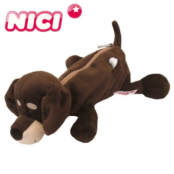 NICI/ニキ ダックスフンドフィギュアポーチ ペンポーチ（筆箱）