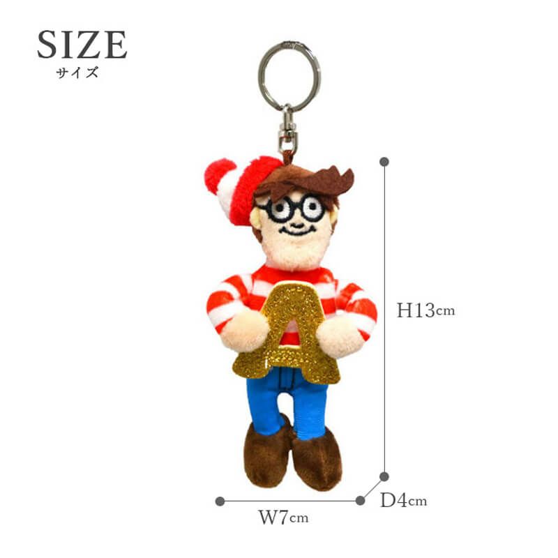wolli ウォリ マスコット キーホルダー キーリング キーリング ウォーリー NICI | KURAWANKA