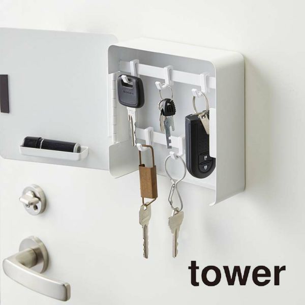 tower/タワー マグネットキーフック2段