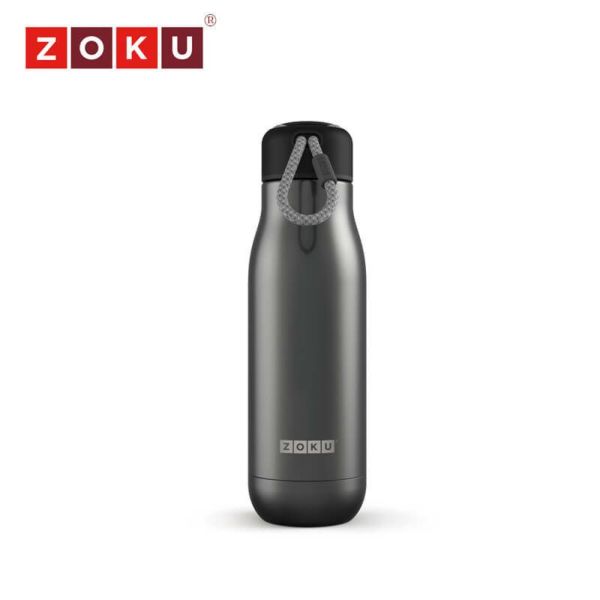 ZOKU ステンレススチールボトル 500ml ガンメタル | KURAWANKA