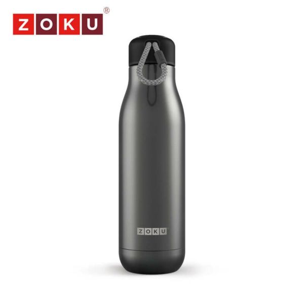 ZOKU ステンレススチールボトル 750ml ガンメタル | KURAWANKA