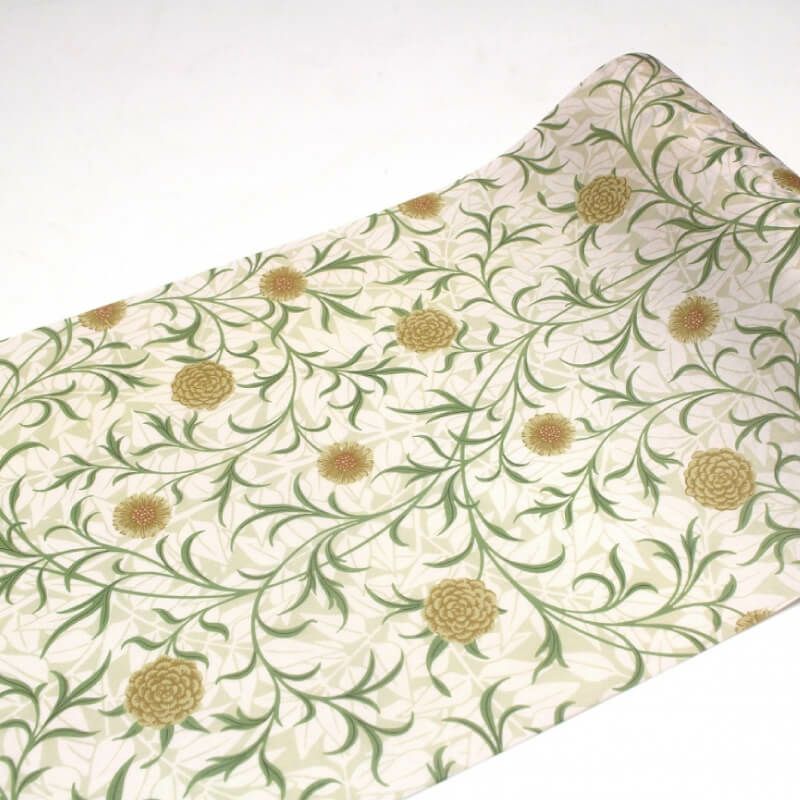 mt CASA FLEECE Morris&Co.Scroll and Flower