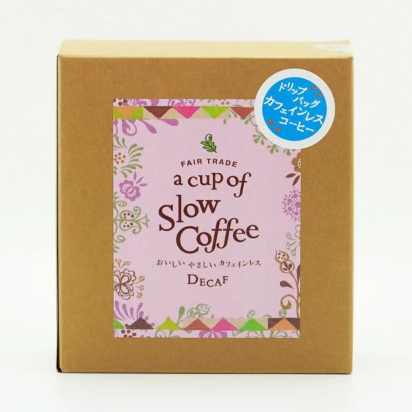  a cup of SlowCoffee デカフェ(4パック入り)　おいしいやさしい カフェインレス